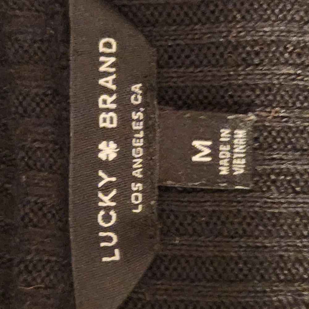 Lucky Brand Versatile Black Sweater Size Medium